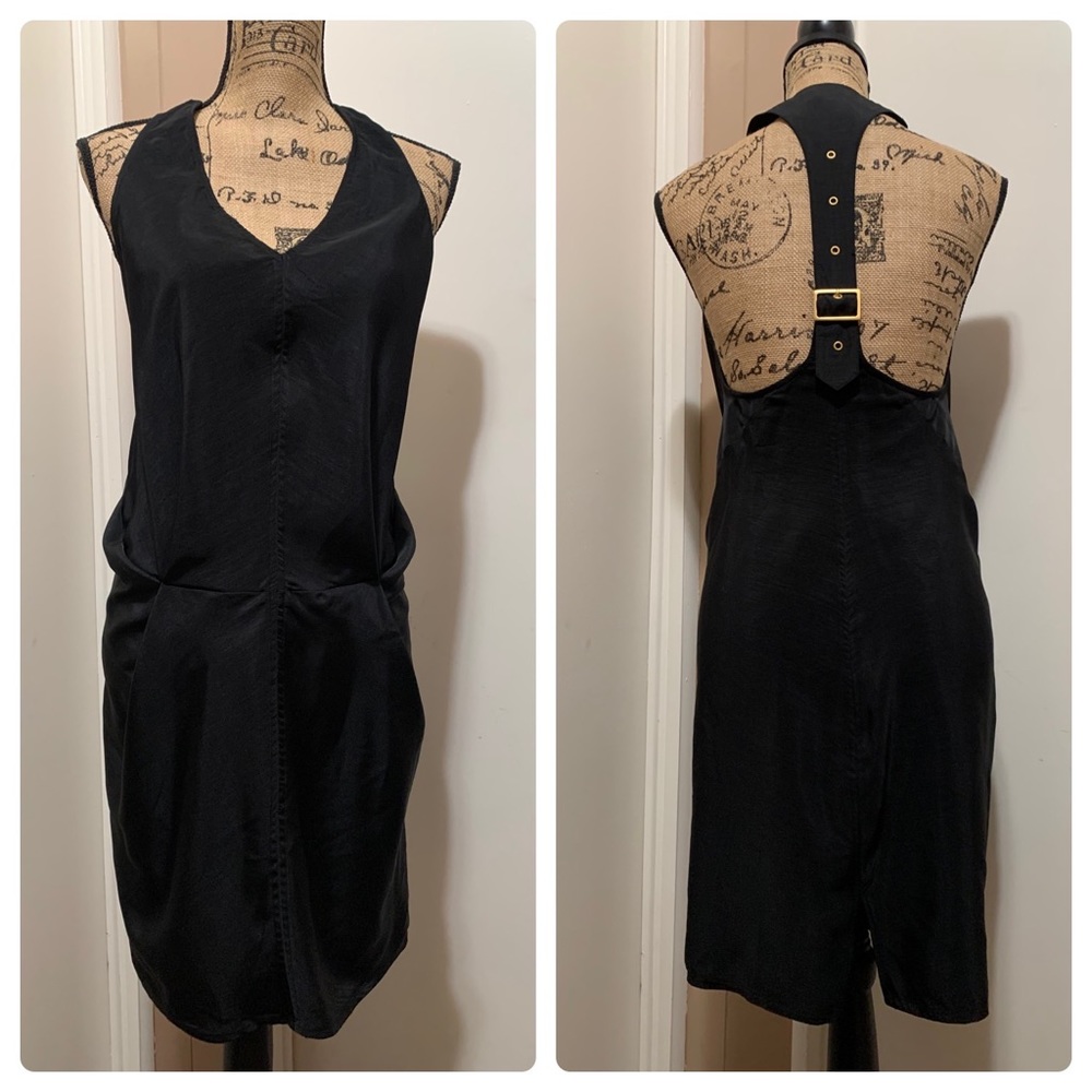 RACHEL Rachel Roy Elegant Black Halter Mini Dress